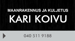 Maanrakennus ja Kuljetus Kari Koivu logo